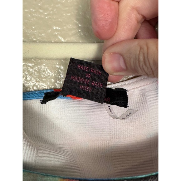 Alberto Makali Women's Patchwork Top Size L Colorful Artsy Boho - Picture 5 of 5